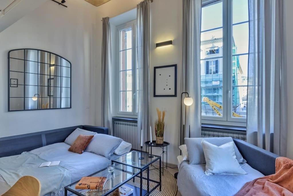 Luminoso Appartamento Nel Cuore Di Genova+Balcone Exterior foto